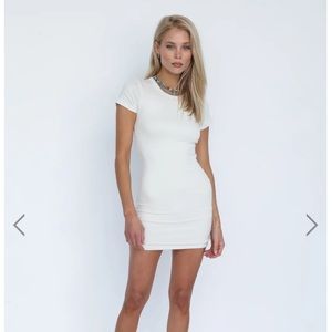 Skatie Vanilla Baby Tee Dress Small Worn Once